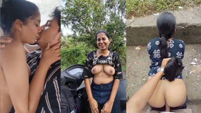 Horny Indian Babe Enjoying Outdoor Doggy Fucking With BF video leaked