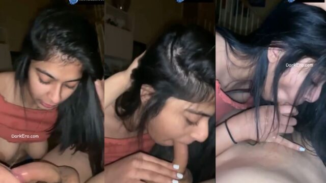Cute Collage Girl Sucking Boyfriend Dick video
